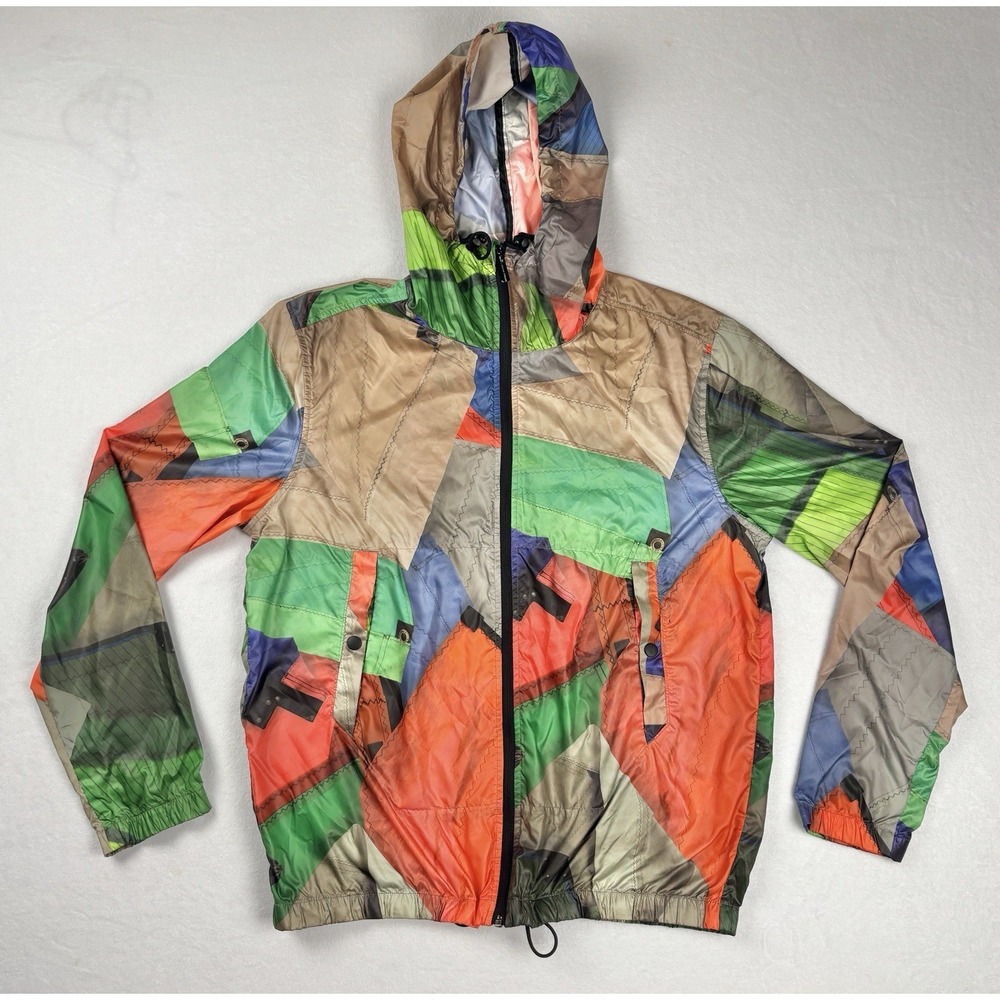 Puma x Hussein Chalayan Windbreaker Jacket Multicolor Full Zip Mens M